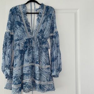 ASOS Baby Blue Mini Dress Size 0